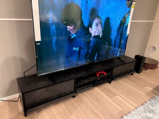 モダンデコ モルタルブラック テレビボード (じにちゃん) 東浦和の収納 