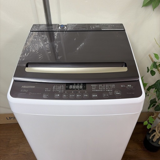 【?買取市場 6ヶ月保証 ジモティー限定価格】R507 ☀️ Hisense｜ハイセンス 洗濯機（8.0㎏) HW-DG80A ⭐ 動