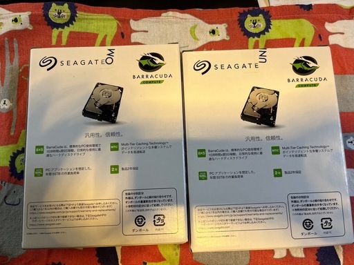 【新品未開封】Seagate 内蔵HDD 2台セット 14TB（6TB ＋ 8TB）