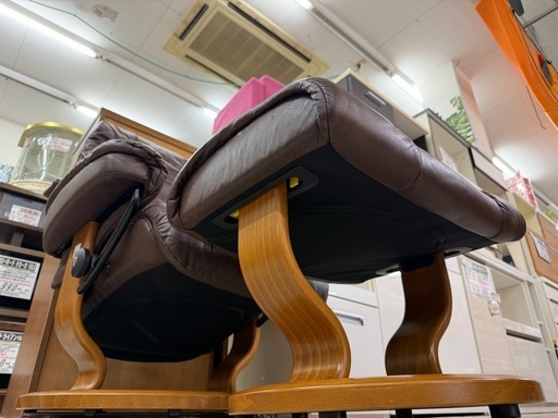 【愛品館 江戸川店 】EKORENS ストレス レスチェア レノ オットマン付属（エコーネス）