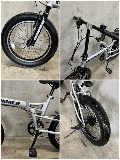 NO.345 折り畳み自転車 HUMMER ハマー 20インチ