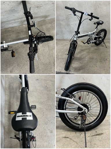 NO.345 折り畳み自転車 HUMMER ハマー 20インチ