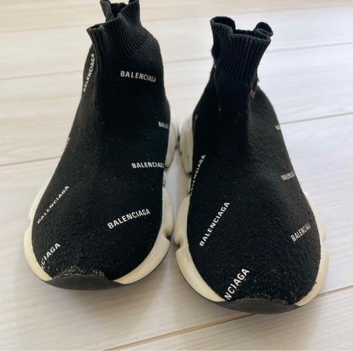 バレンシアガ　スピードトレーナー ファブリックハイカットスニーカー　15.5cm