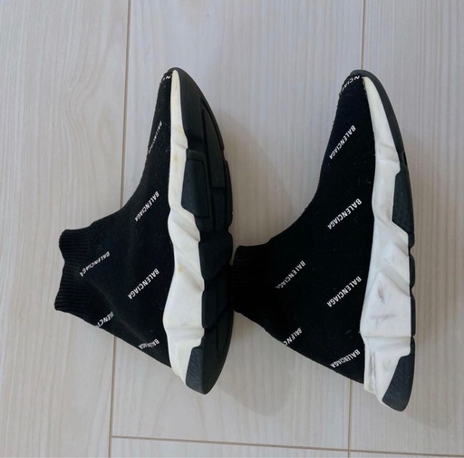 バレンシアガ　スピードトレーナー ファブリックハイカットスニーカー　15.5cm