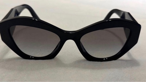 【美品】PRADA Symbole サングラス PR 07YS ブラック 正規品