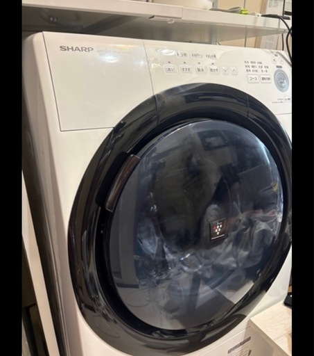 ES-S7E-WL ドラム式洗濯乾燥機 ホワイト系 [洗濯7.0kg /乾燥3.5kg /左開き /ヒーター乾燥(水冷・除湿タイプ)]