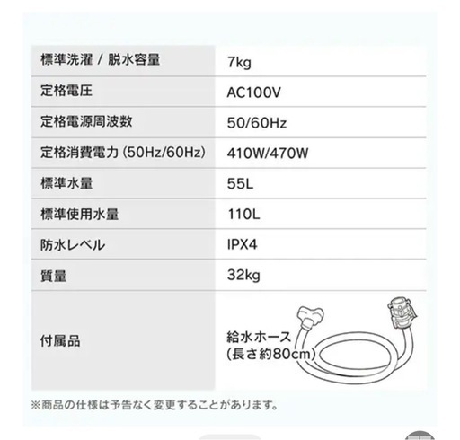 お譲り先が決まりました！「昨年12月購入！美品 アイリスオーヤマ 7kg 全自動洗濯機 ITW-70A01 動作良好【8/1引取り限定