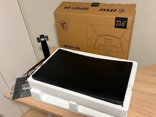 【美品・箱付き】MSI G24C4 E2 23.6インチ 湾曲ゲーミングモニター