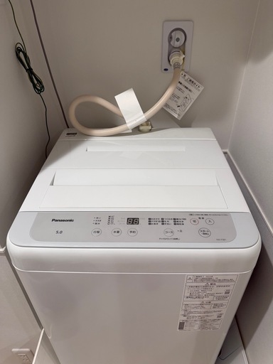【取引先決まりました。】
【2023年モデル】Panasonic 全自動洗濯機 5.0kg NA-F5B1 動作良好