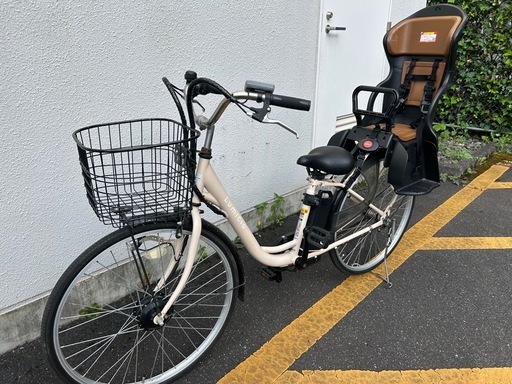 【美品】26インチ 電動アシスト自転車＋チャイルドシート付き（2年前購入）