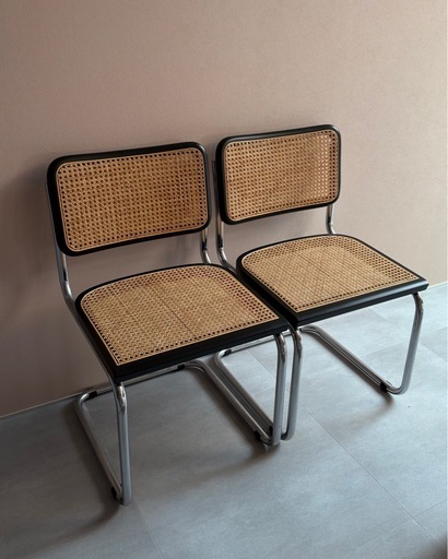 チェスカチェア 二脚セット (shii) 黒崎の椅子《チェア》の中古