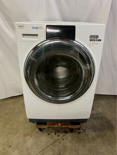 カード決済可！【3ヶ月保証】AQUA 洗濯機 AQW-DX12N 洗濯12kg 乾燥6kg 