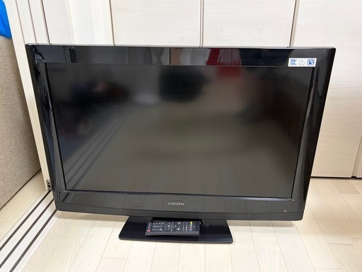 ORION 32型液晶テレビ（2011年製）無料 (ここまる) 大阪のテレビ《液晶