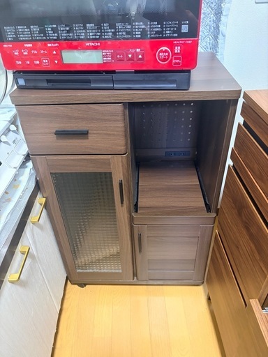 楽天市場】完成品 日本製 キッチンストッカー キッチンラック 食器棚 キッチン収納