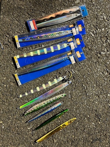 【実戦派】ロングジグ 10本セット メジャークラフト スミス ムラマサ 青物