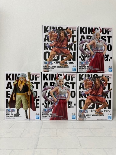 【新品】ワンピース フィギュア KING OF ARTIST 5体セット 白ひげ おでん ヤマト