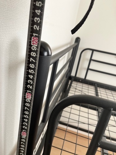 ミドルベッド ロフトベッド ホワイト　解体済み ネジ・工具あり