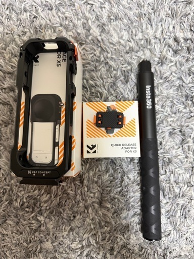 Insta360 X5 美品 フリーフレーム自撮り棒付 Motorcycle Bundle バッテリー2個