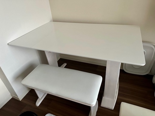 ダイニングテーブル用ベンチ＆机セット（テーブル＋ベンチのみ）