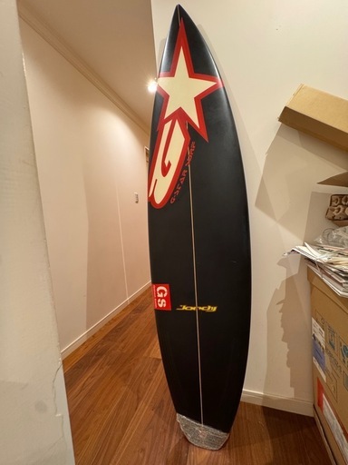 【現状品】サーフボード G-Star Surf(ブラック) Graham Smithシェイプ