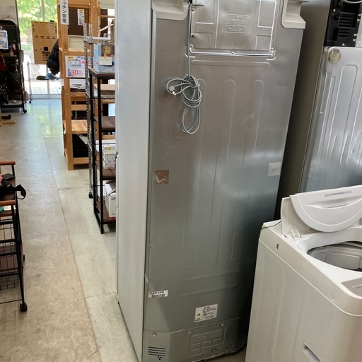 石2607-852 MITSUBISHI 3ドア冷蔵庫 MR-CG33HL-W 2023年製 330L 動作 