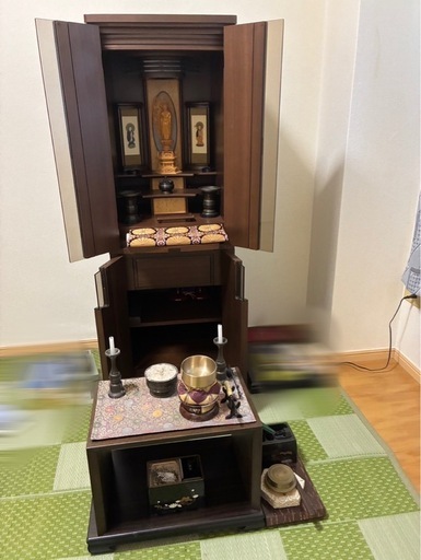 仏壇(魂抜き済み) (ぽん) 神戸の家具の中古あげます・譲ります 