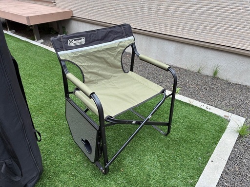 Coleman　ｻｲﾄﾞﾃｰﾌﾙ付ﾃﾞｯｷﾁｪｱ