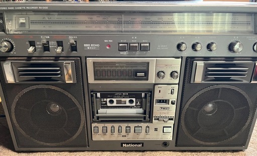 ナショナル RX-5400 ラジカセ レトロ ヴィンテージ (モリタ) 粟津の