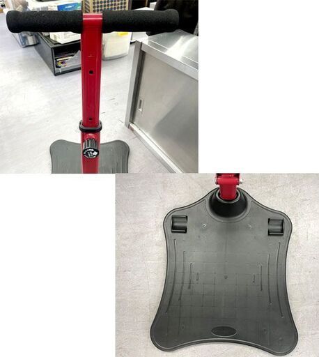 ② ショップジャパン 健康ステッパー ナイスデイ ND-1R 専用ハンドルセット NH-1R レッド エクササイズ 札幌市 手稲区
