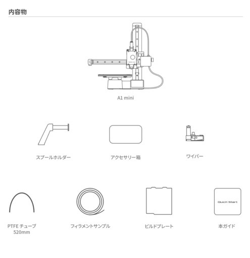 新品 Bambu Lab A1 mini  3Dプリンター(AMS Liteなし)
