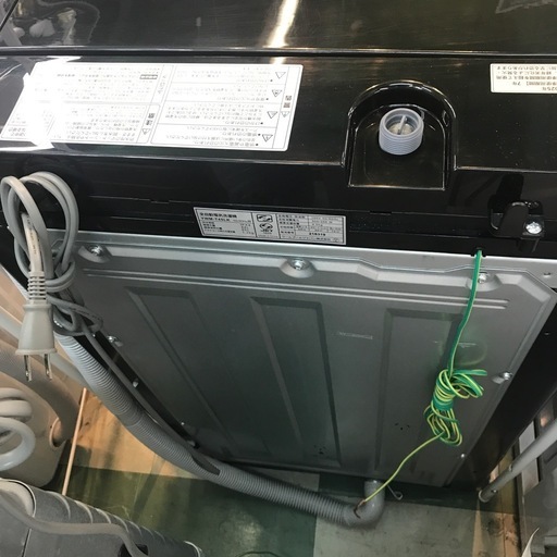 ジャングルジャングル貝塚店　洗濯機　ヤマダ　2025年製　4.5kg 上開き　縦型　黒　ブラック　チャイルドロック　ステンレス槽　コン