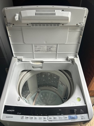2019年製 日立 8.0kg 全自動洗濯機 BW-T805 ブルー (かず) 牛久の生活 