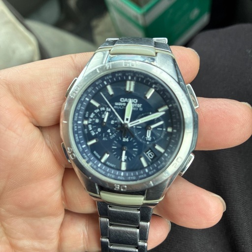 ✨CASIO✨カシオ✨waveceptor✨WVQ-M410✨デイト✨腕時計✨ (☆断捨離 