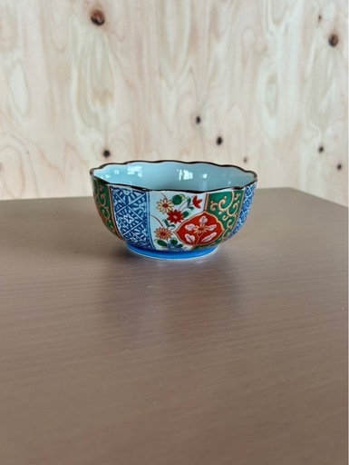有田焼 地紋木甲 深小鉢揃 4個セット