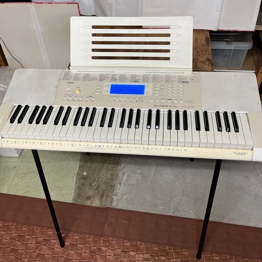 CASIO LK-218 光ナビゲーションキーボード 本体 マイク付き