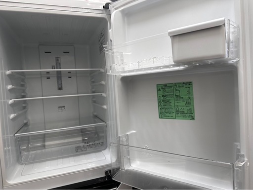 ☆ 【ハイセンス】2ドア冷蔵庫 2021年製 150L[HR-D15C]【3ヶ月保証付き 