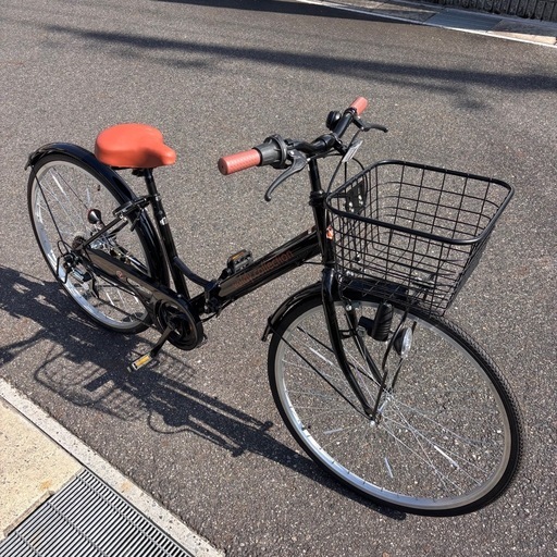 ボルディ(Voldy) 自転車 ママチャリ 折りたたみ 26インチ シマノ製6段 