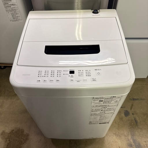 【2025年製】アイリスオーヤマ 6.0kg 全自動洗濯機 IAW-T606-W 高年式・美品！