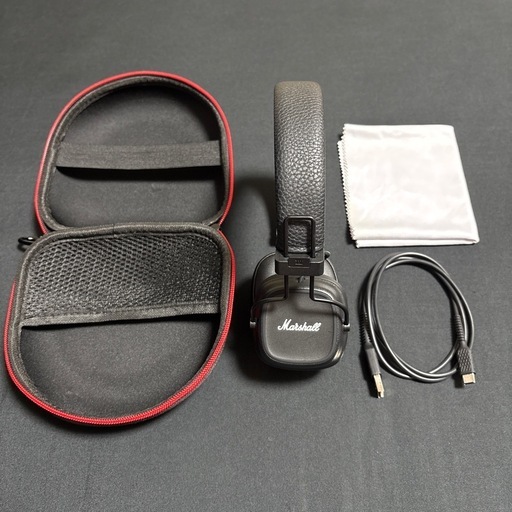 Marshall Major Ⅳ BLACK Bluetooth対応ヘッドフォン