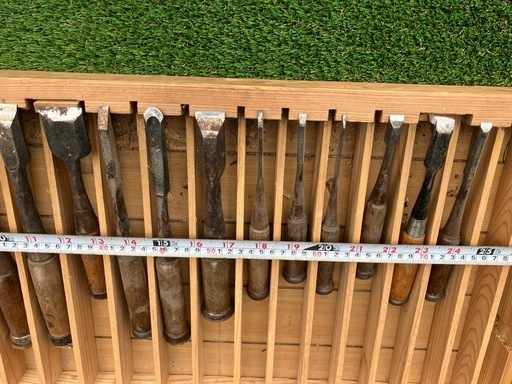ノミ　17本セット　　収納箱付き