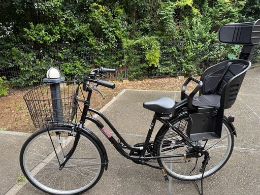 26インチ　子供乗せ　自転車
