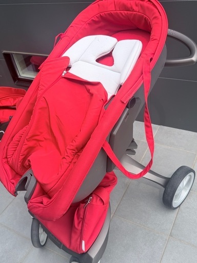 STOKKE エクスプローリーV5 XPLORY 純正キャリーコット、抱っこ紐セット