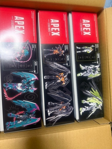 RG 1/144 APEX LEGENDSコラボ ガンプラ3種セット