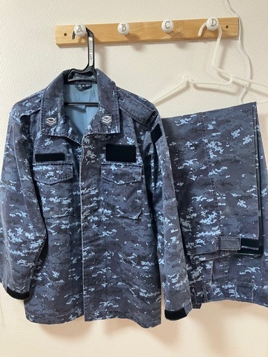 海上自衛隊　青迷彩　私物品 その者、蒼き衣をまといて…【自衛隊装備品】海上自衛隊迷彩 