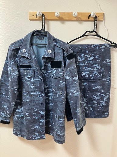 海上自衛隊　青迷彩　私物品