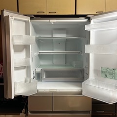 Panasonic 455L 6ドア冷蔵庫 2020年製 NR-SPF455X-N 美品 動作品 引き取り限定の画像