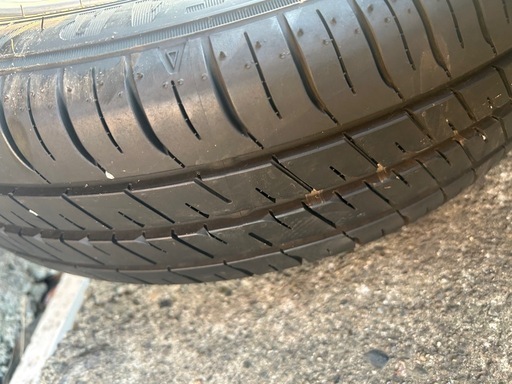 【状態良好】155/65R13 アルミホイール タイヤ4本セット GOODYEAR溝あり