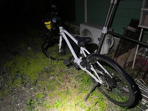 電動自転車  白