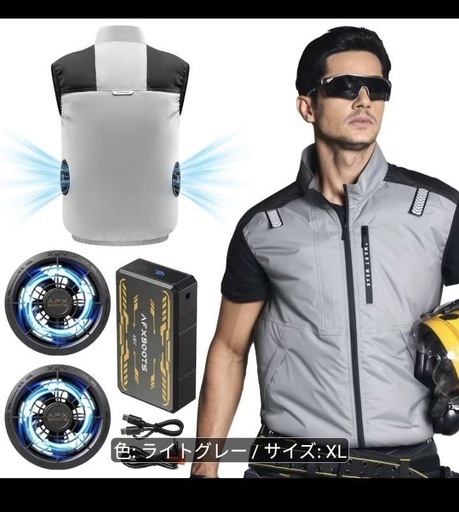 40000mAh大容量バッテリー 空調服対応 48V最大出力 6段階風量調整 