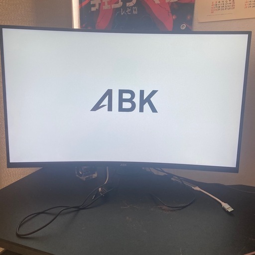 湾曲　
ABK ゲーミングモニター 27インチ 165Hz BM27QM